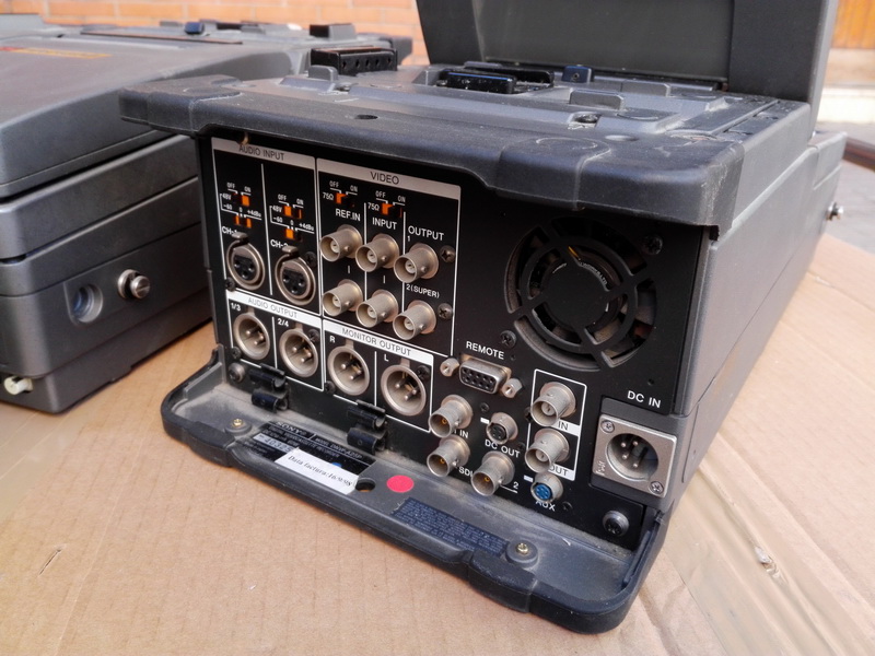 video cassette recorder sony betacam sx plastico metal func 14-33x44x20.5 5u